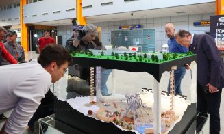 Salina Turda a ajuns la Aeroportul Internațional Cluj! Va putea fi admirată într-o variantă mininaturală