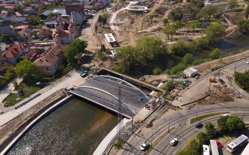 Lucrările la Podul Răsăritului, pe final. Se reconfigurarează intersecția străzilor Oașului cu Traian