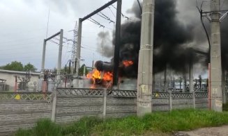 INCENDIU în zona Tăietura Turcului. Fumul, vizibil în tot orașul