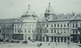 Centrul Clujului, fără Palatele Gemene de pe strada in Oglindă. Ulterior,  la parter erau cele mai luxoase spaţii comerciale din oraş