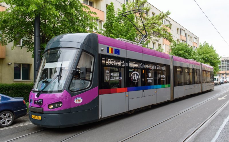 Tramvai, cu sistem de avertizare la coliziune frontală dezvoltat de Bosch, în flota CTP Cluj-Napoca / E deja folosit în SUA, Australia sau Germania
