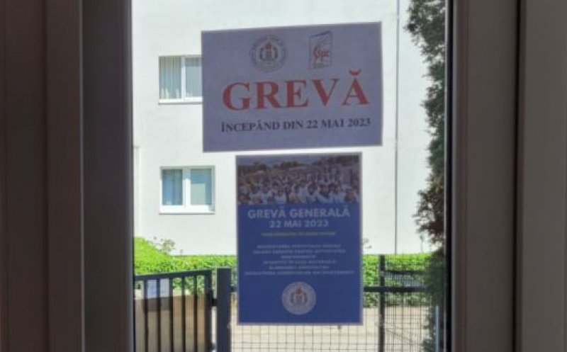 Prima zi de grevă în învățământ. Pustiu și liniște în școlile din Cluj: "Nu dăm declarații!"