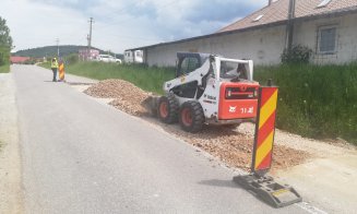 Reparații pe un important drum județean din Cluj. Va fi gata în 6 luni