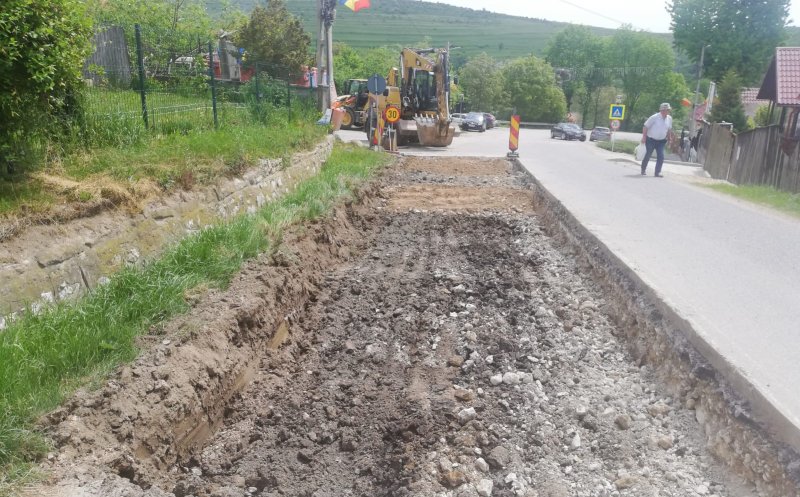 Reparații pe un important drum județean din Cluj. Va fi gata în 6 luni