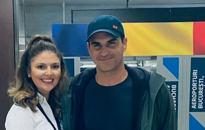 Roger Federer, în vizită în România