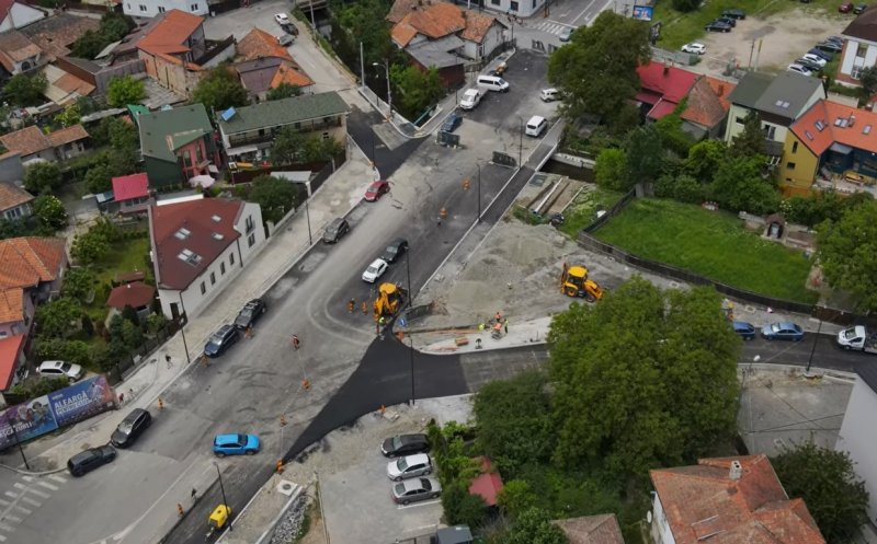 Stadiul lucrărilor la zona Mărginașă-Oțetului-Uzinei Electrice / Carosabilul, gata până în septembrie