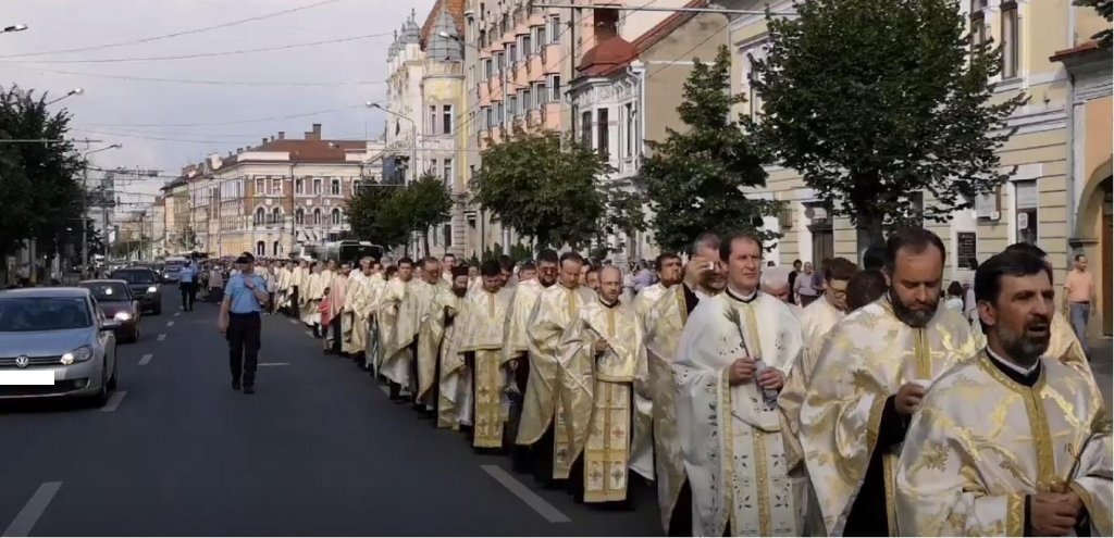 Procesiune de Rusalii la Cluj-Napoca. Programul Slujbei / Traficul va fi restricționat în centru