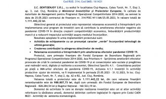 Anunț demarare proiect