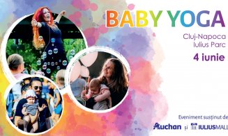 Baby Yoga, alături de micuțul tău, dar și scurt-metraje în aer liber, în Iulius Parc