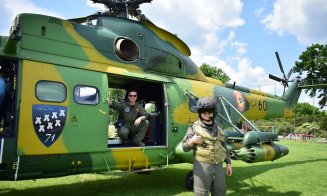 TOP GUN à la Cluj: Elicopter, tehnică de aviație și bootcamp amenajat special pentru copii, de 1 Iunie