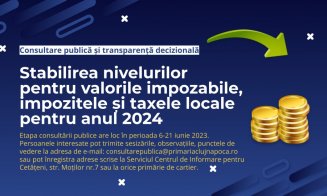 Consultare publică: Stabilirea impozitelor și taxelor locale pentru anul 2024