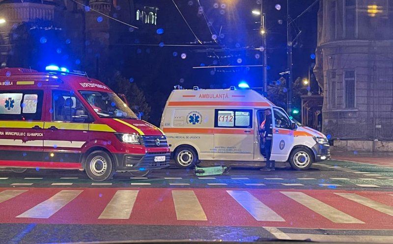 ACCIDENT în centrul Clujului: maşină vs. trotinetă / Şoferii dau vina pe trotinetişti: "Își bat joc de noi în trafic"