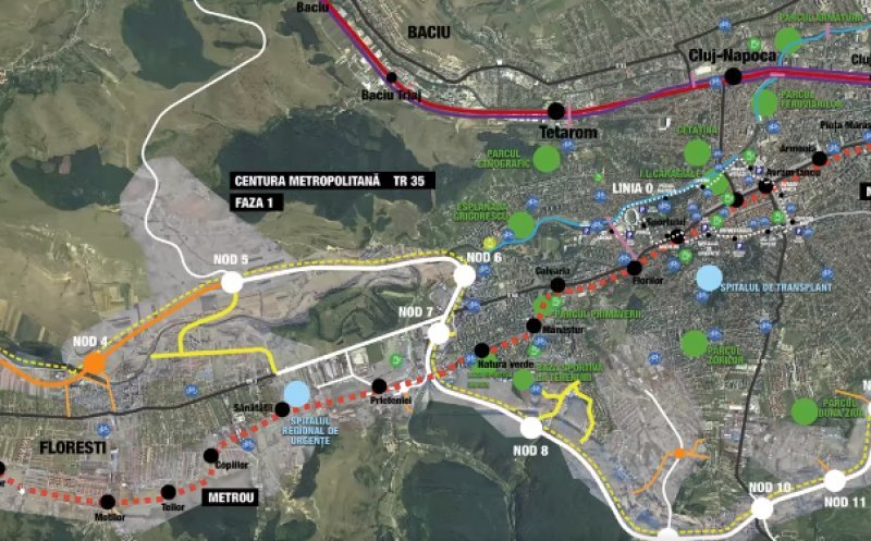 Iunie, o nouă încercare pentru Centura Metropolitană a Clujului. Boc: "Acest proiect este o bijuterie"