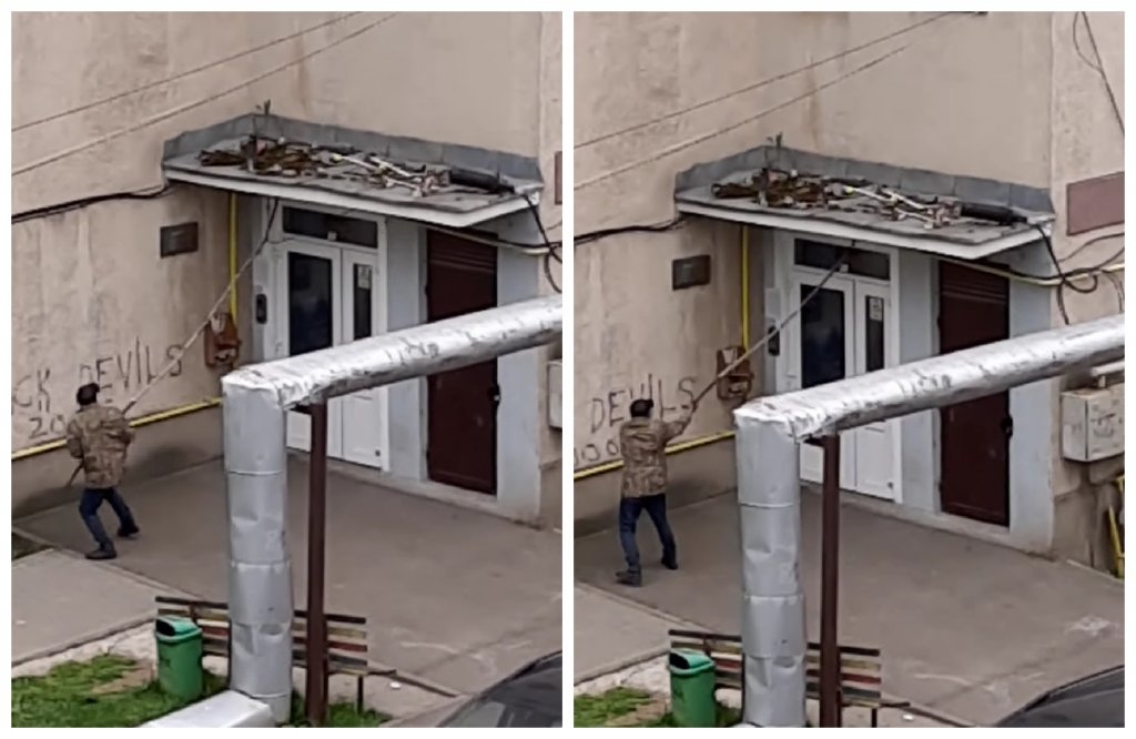 Vandalizare în Mărăști: Bărbat surprins în timp ce rupea cablurile de la intrarea unui bloc