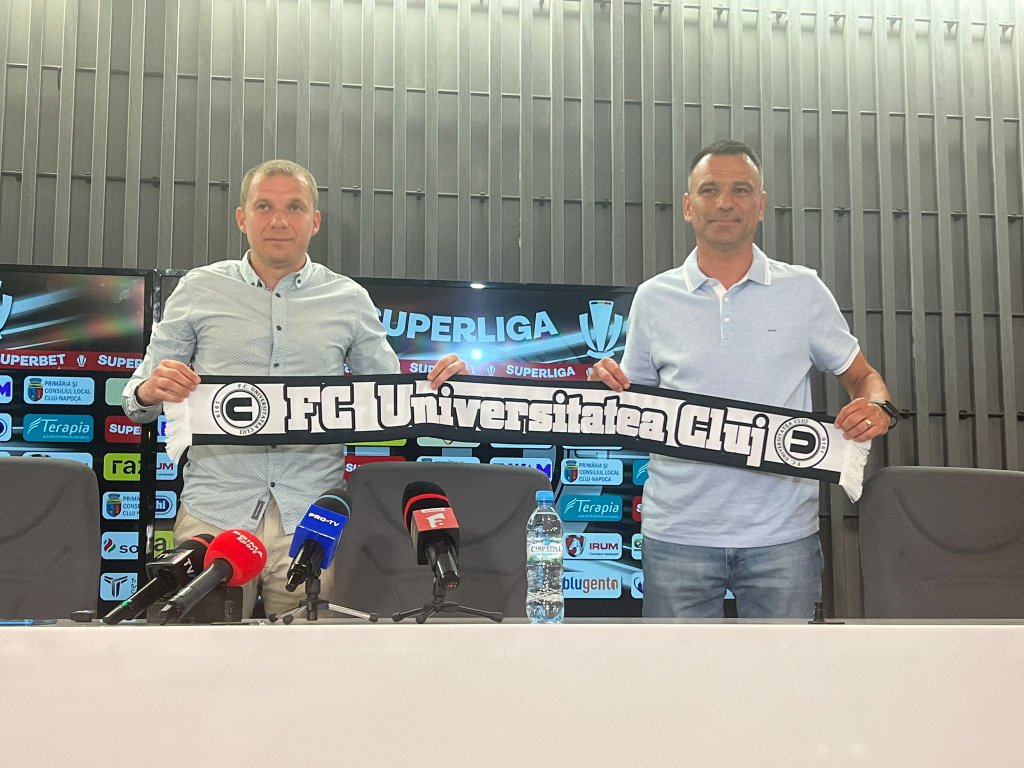 Toni Petrea, primele declarații la Universitatea Cluj: "Vreau să încercăm să atingem play-off-ul"