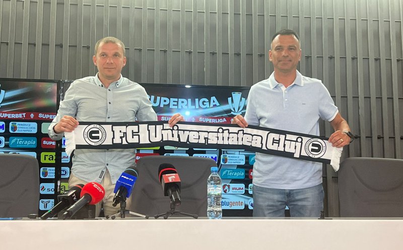 Toni Petrea, primele declarații la Universitatea Cluj: "Vreau să încercăm să atingem play-off-ul"