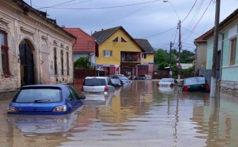 Codurile GALBEN și PORTOCALIU de inundații prelungite până duminică în județul CLUJ 