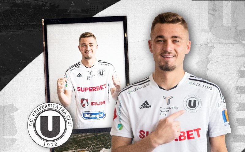Soluție U21 pentru Toni Petrea. "U" Cluj a împrumutat un mijlocaș de la FCSB