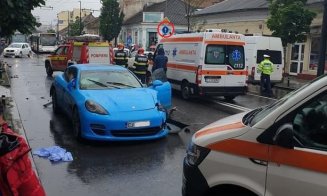 Accidentul de pe Moților: Un șofer de 72 de ani, băut, a virat stânga, pe "interzis"