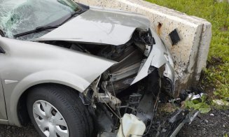 Încă două mașini răsturnate pe șoselele din Cluj: una în Feleacu, alta în Vâlcele