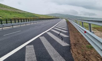 Restricții de circulație pe două porțiuni de pe A10, Turda-Sebeș. Se repară drumul