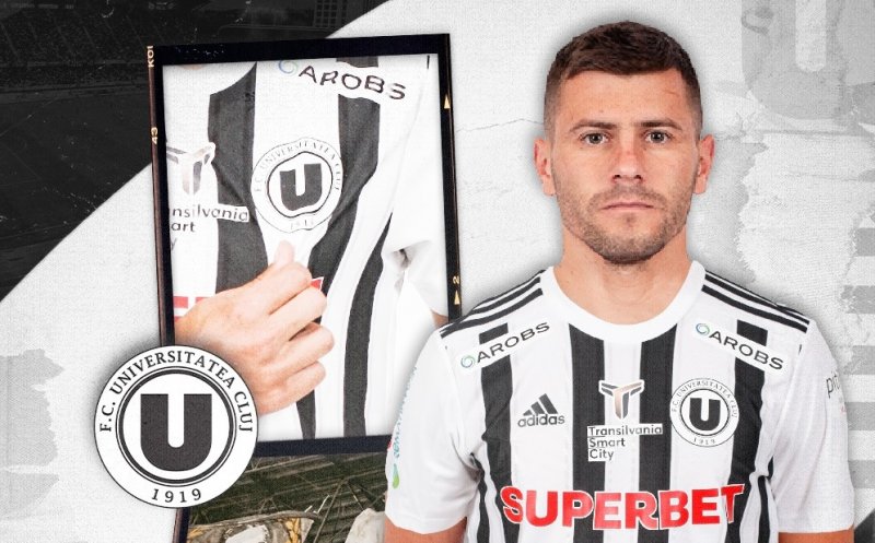 Un nou transfer între rivale. Cvintuplul campion al României a semnat cu "U" Cluj