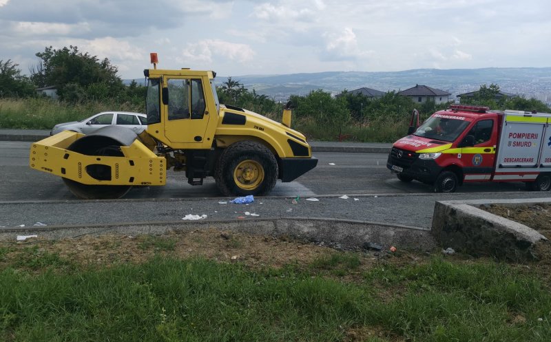 Bărbat găsit în stop cardio-respirator într-un utilaj din Cluj-Napoca, "readus la viață" de echipajele medicale