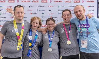 Medalii de aur și argint obținute de clujeni la Jocurile Mondiale Special Olympics de la Berlin