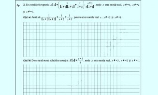 SUBIECTELE la Matematică la Evaluare Națională. Ce au avut de rezolvat elevii