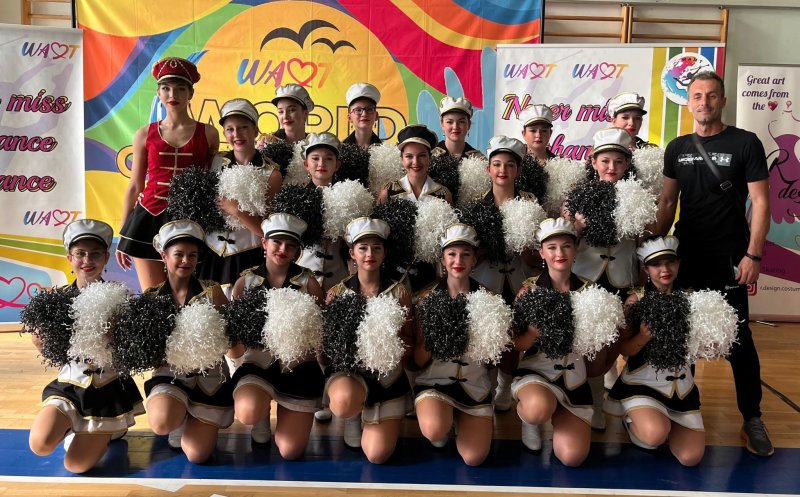 3 medalii, în contul Clubului sportiv UMF. Majoretele din Cluj-Napoca au făcut spectacol la Campionatul Mondial din Croația