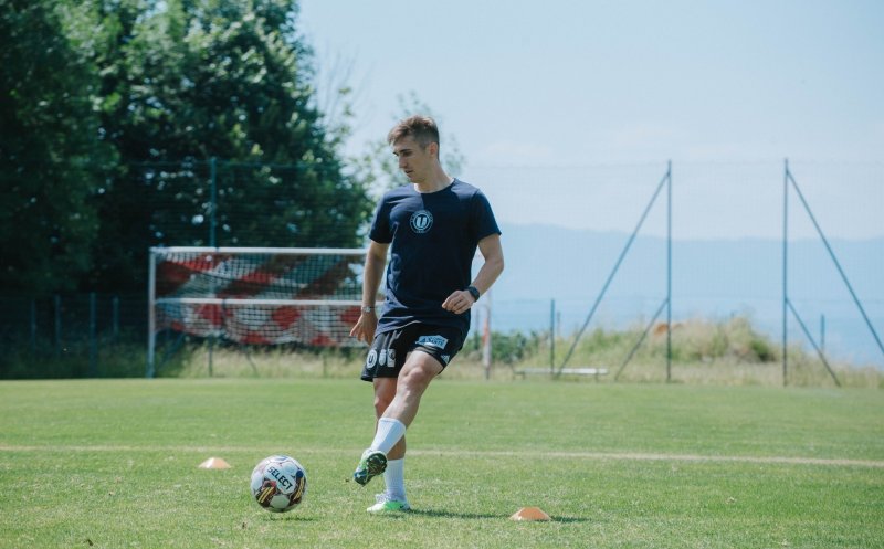 Bogdan Vătăjelu, primele declarații după sosirea la "U": "Aștept debutul pe Cluj Arena"