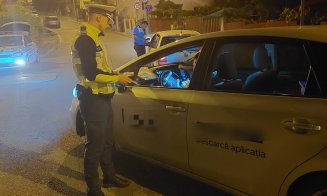Razie fulger a polițiștilor clujeni! Au dat zeci de amenzi și au reținut 17 permise / Focuri de avertisement la o intervenție
