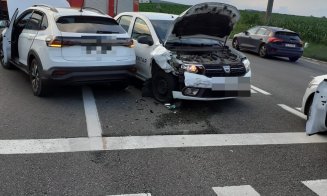 Accident la intrare în Turda! 6 oameni au avut nevoie de consult medical