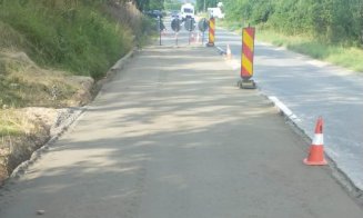 Reparații pe un nou drum județean din Cluj. Urmează turnarea asfaltului