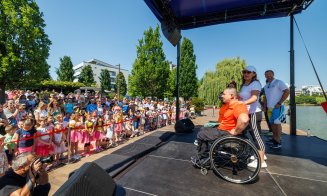 Caiace pe lacurile Clujului, pentru persoane cu dizabilități