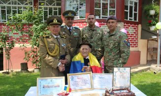 Veteran din Cluj, felicitat la împlinirea vârstei de 100 de ani. A luptat în Munții Tatra, în timpul celui de-al Doilea Război Mondial