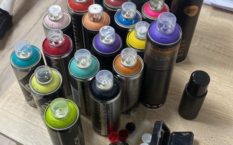 4 persoane, amendate cu 21.000 de lei pentru graffiti în cartierul Mănăștur