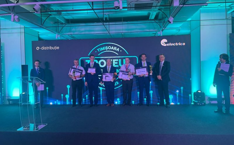 Angajații DEER pe podiumul Trofeului Electrianului