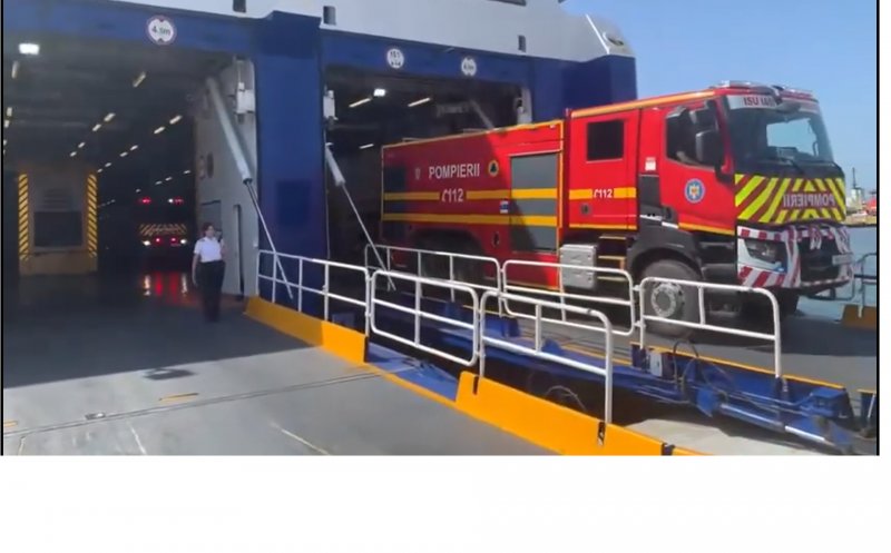 Pompierii din România merg spre insula Rodos, o zonă din Grecia puternic afectată de incendii