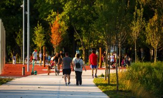 Parcul Armătura, punct de atracție pentru clujeni în primul weekend de după inaugurare