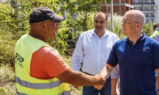 Şantierele a 3 proiecte de infrastructură din Cluj-Napoca, verificate de primarul Emil Boc