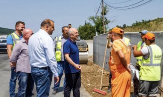 Şantierele a 3 proiecte de infrastructură din Cluj-Napoca, verificate de primarul Emil Boc