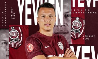 Konoplyanka, prezentat oficial de CFR Cluj: "Sunt pregătit să scriem istorie împreună"