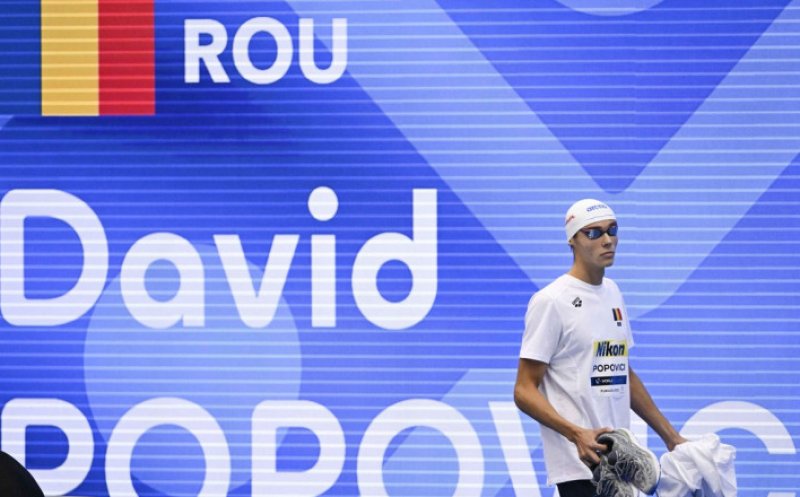 David Popovici a ratat podiumul la 100 de m liber. Pe ce loc a încheiat