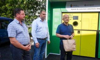 Primarul Boc: „Cantitate record de deșeuri colectate de clujeni la aparatele de reciclare cu recompensă”