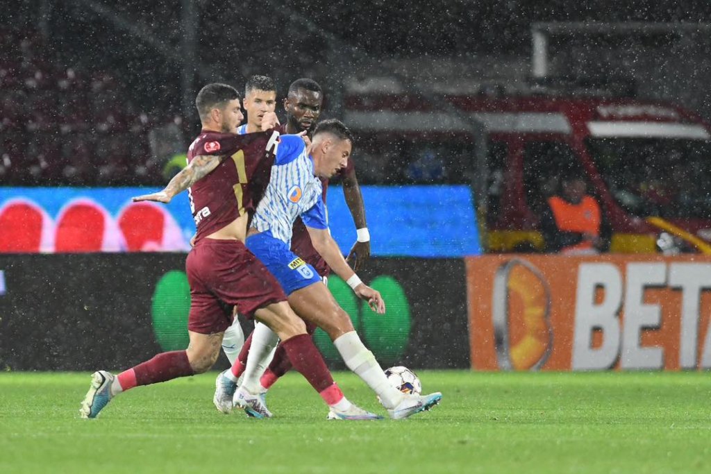 CFR Cluj, primul pas greșit în Superligă. "Feroviarii" au remizat cu CS U Craiova