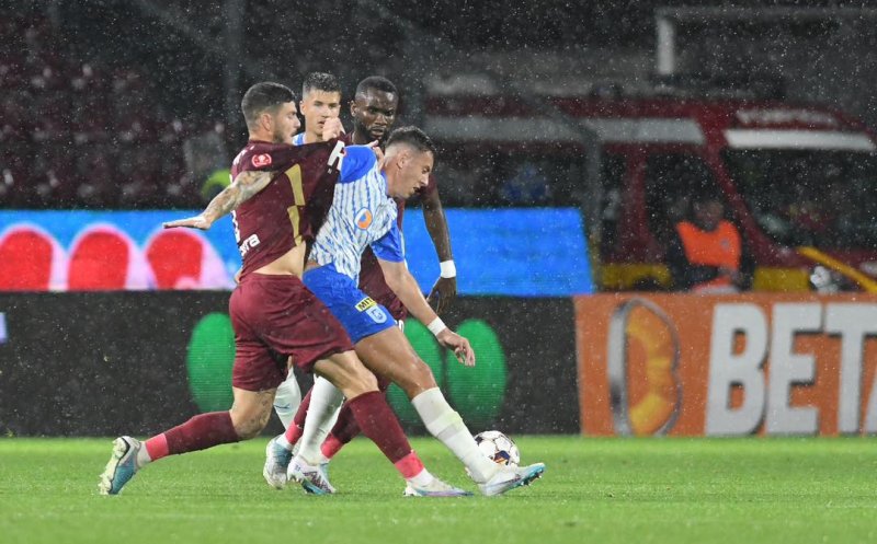 CFR Cluj, primul pas greșit în Superligă. "Feroviarii" au remizat cu CS U Craiova