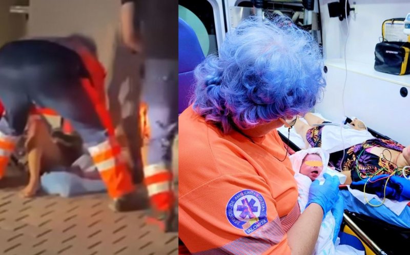 Ce spune ambulanțierul care a ajutat-o pe femeia care a născut pe trotuar