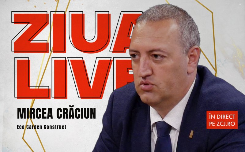 ZIUA LIVE: Clujul, între VERDE și BETON / Invitat: Mircea Crăciun, Eco Garden Construct