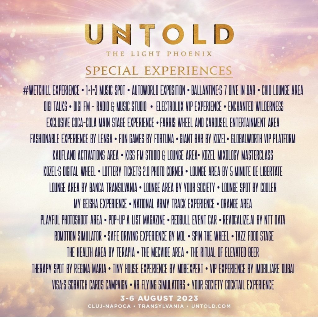 Magia revine! Experiențe unice la UNTOLD 2023, timp de 4 zile/ Show memorabil cu DJ Alok la ceremonia de deschidere a festivalului